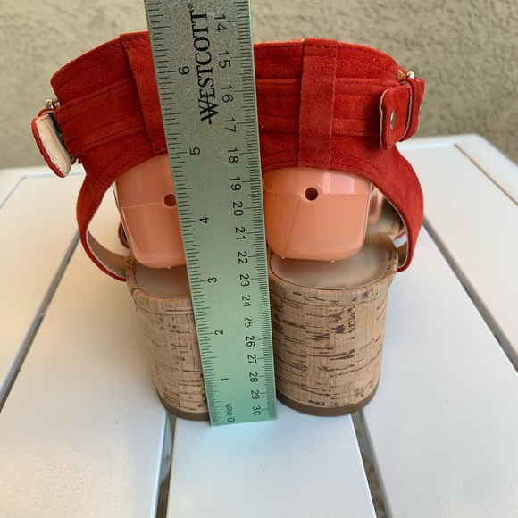 New The Flexx Vera Pelle red suede sandals size 42 - Picture 6 of 13